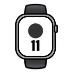 Apple Watch Series 11/ Gps/ 46Mm/ Gris Espacial/ Correa Negr