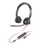 Auriculares Poly Blackwire 3325 Negro