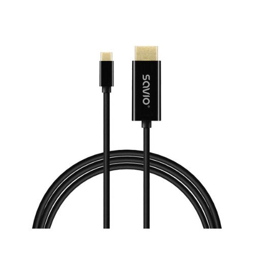 Cable Usb-c A Hdmi Savio Cl-191 2m Hover Image
