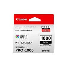 Cartucho Canon Pfi - 1000 Mbk Negro Mate Pro - 1000