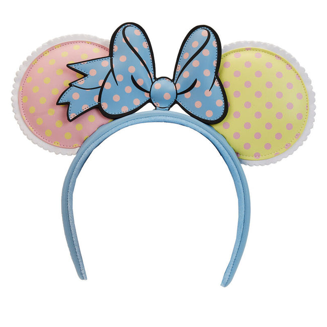 Diadema Orejas Pastel Polka Dot Minnie Mouse Disney Hover Image