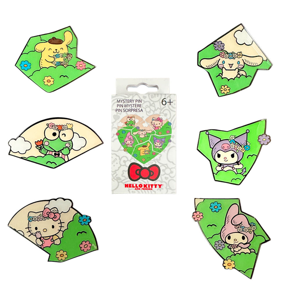 Blind Box Mystery Enamel Pin Hello Kitty And Friends Loungef