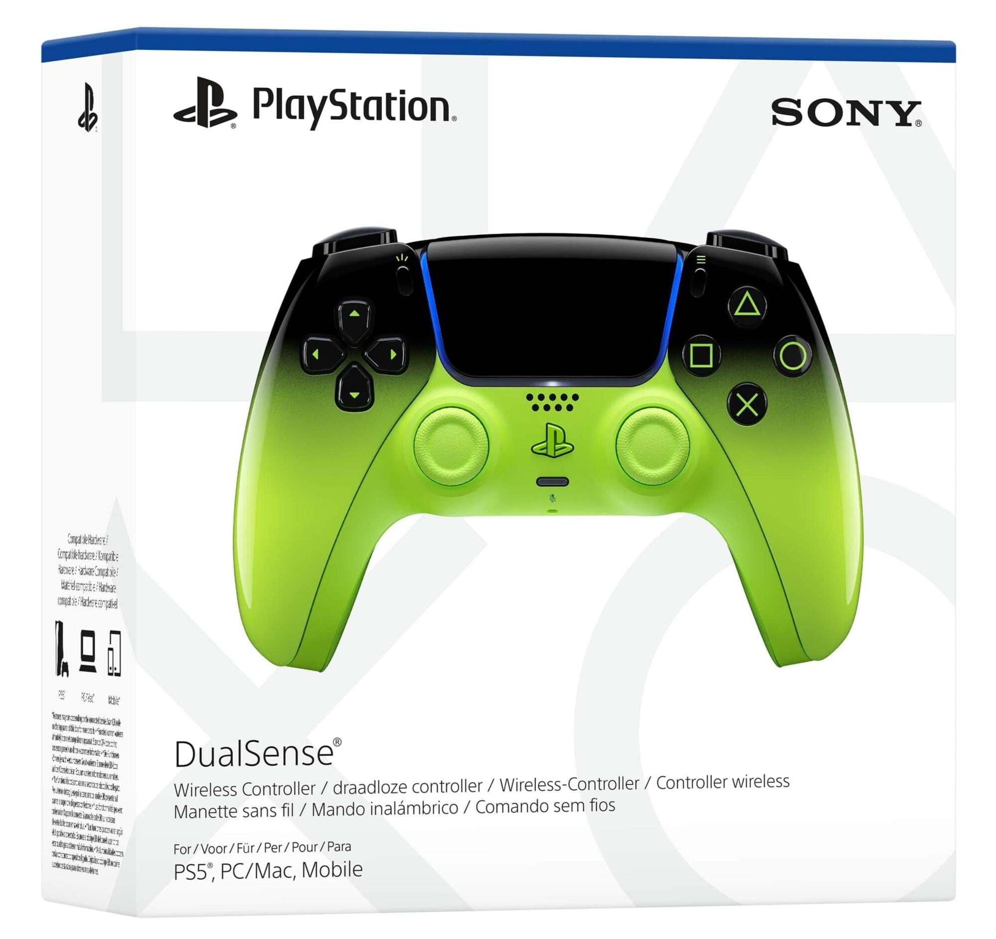 Dual Sense Wireless Controller Remix Green SONY Ps5 PS5 (accesorios)