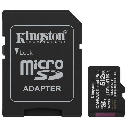 Tarjeta De Memoria Kingston Canvas Select Plus 512Gb Microsd