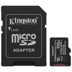 Tarjeta De Memoria Kingston Canvas Select Plus 512Gb Microsd