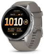 Smartwatch Garmin Venu 4 45 Mm Bisel Plateado Hover Image