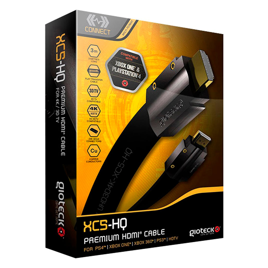 Gioteck Xc-5 High Speed Hdmi Cable With Ethernet [Ps4]