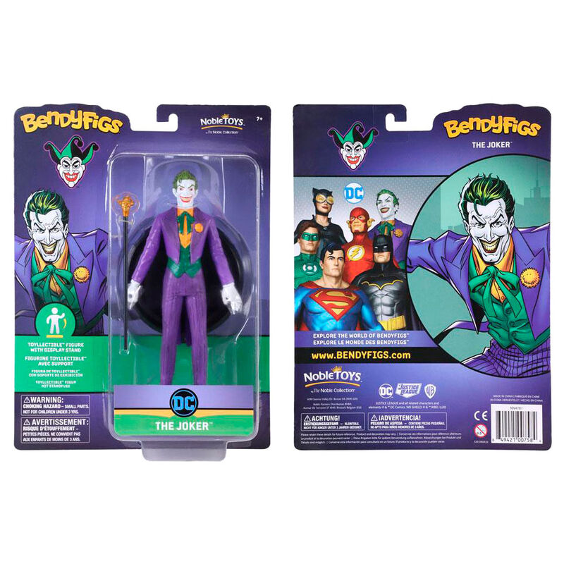 Figura Maleable Bendyfigs Joker Dc Comics 19Cm