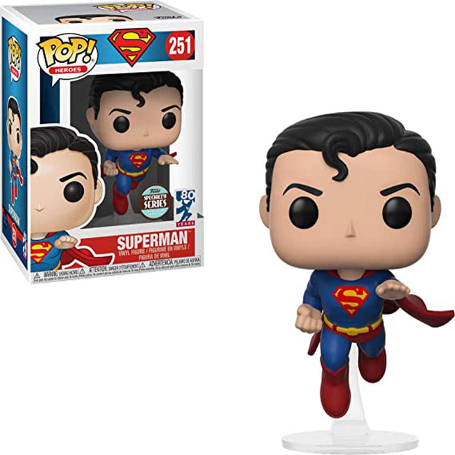 Figura Pop Dc Superman 80 Years Superman Flying Exclusive Hover Image
