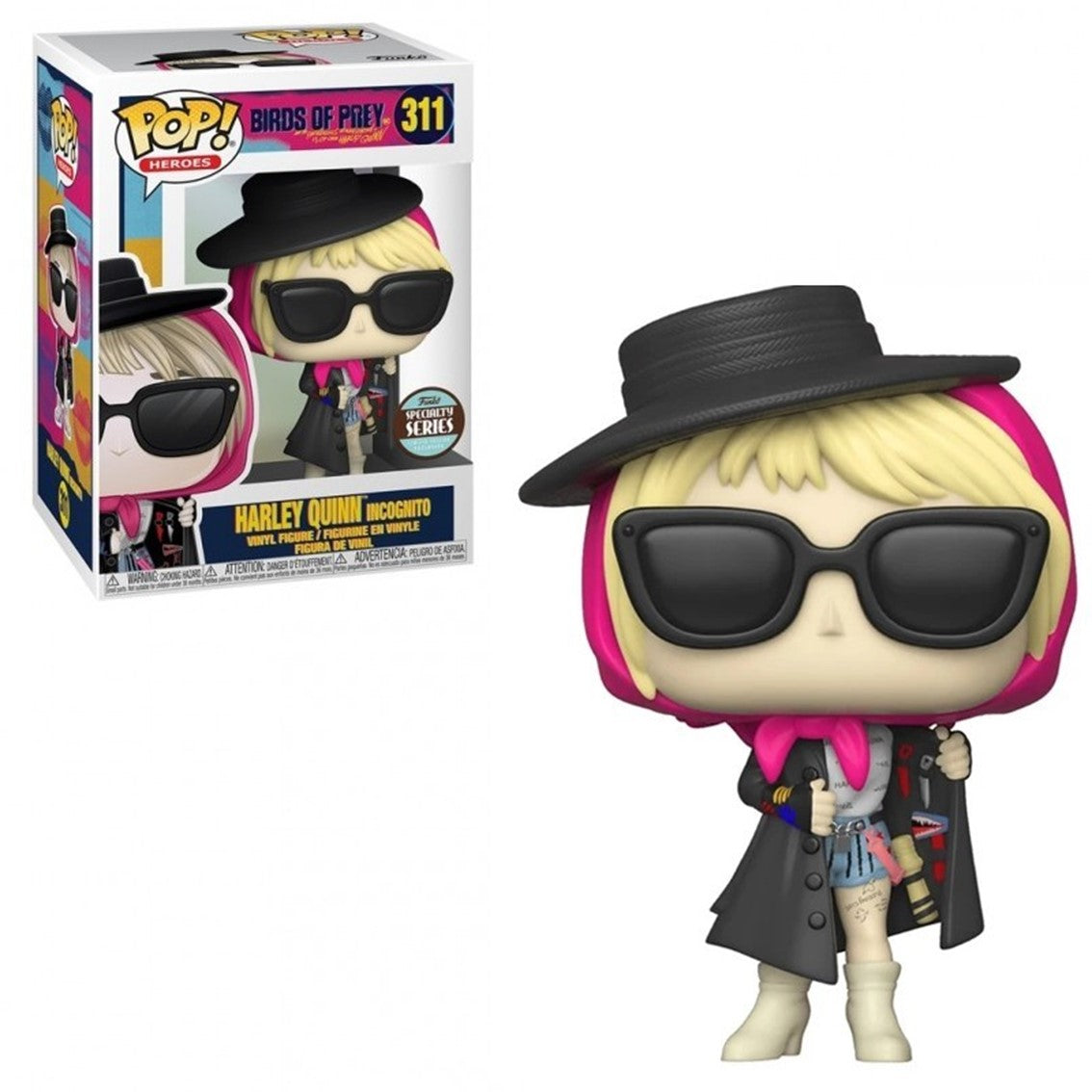 Figura Pop Birds Of Prey Harley Quinn Incognito Exclusive
