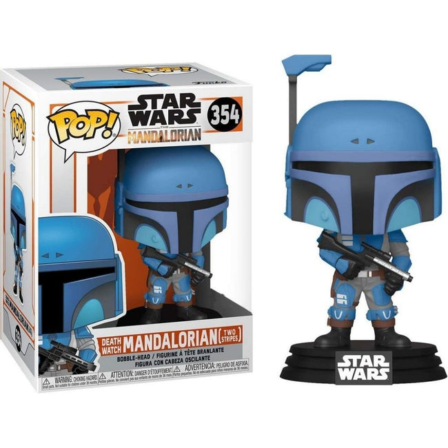 Figura Funko Pop Star Wars: Mandalorian Flashback Blue Hover Image