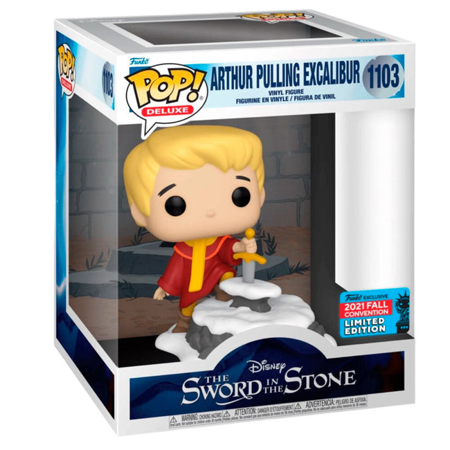Figura Pop Deluxe Disney La Espada En La Piedra Arthur Pulli Hover Image