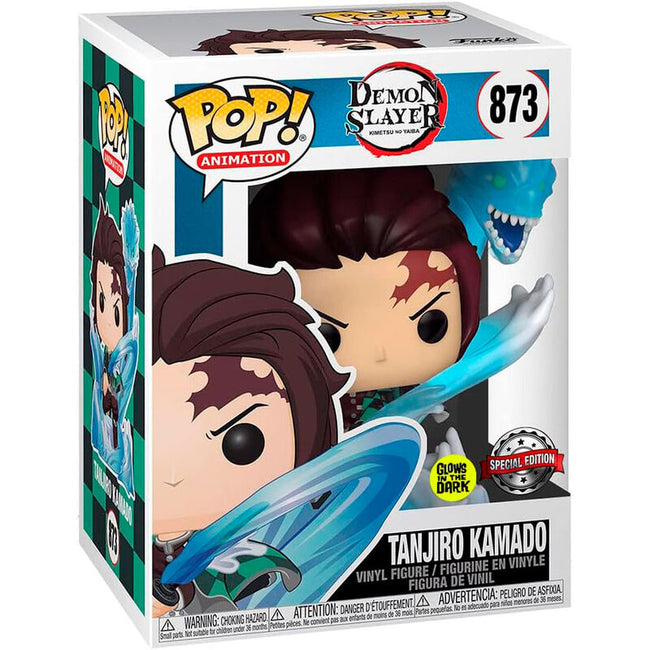 Figura Pop Demon Slayer Kimetsu No Yaiba Tanjiro Kamado Excl Hover Image