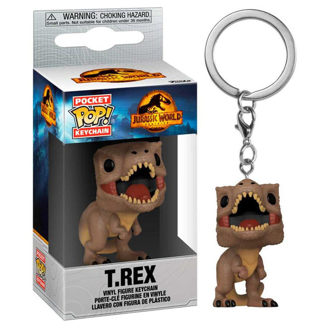 Llavero Pocket Pop Jurassic World 3 T-Rex Hover Image