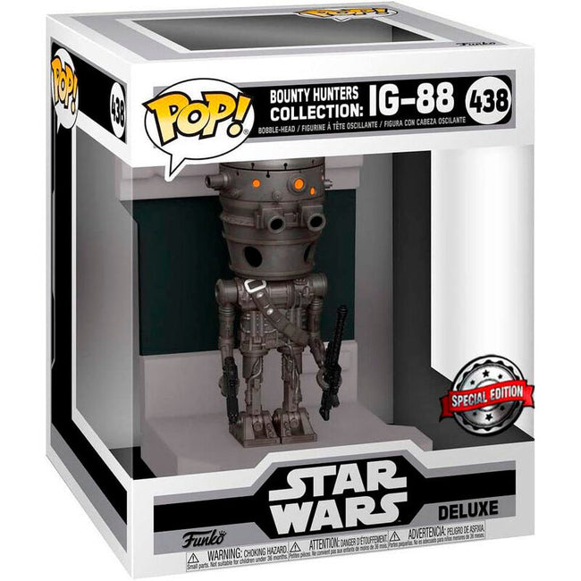 Figura Pop Deluxe Star Wars Bounty Hunters Ig-88 Exclusive Hover Image
