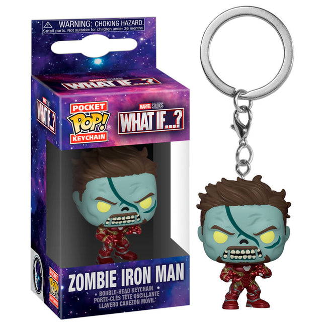 Llavero Pocket Pop Marvel What If Zombie Iron Man Hover Image