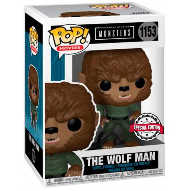 Figura Funko Pop Universal Monsters The Wolf Man Exclusive Hover Image