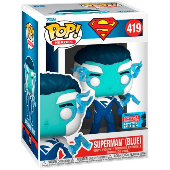 Figura Pop Dc Comics Superman Blue Exclusive Hover Image