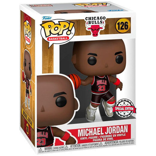 Figura Pop Nba Chicago Bulls Michael Jordan With Jordans Exc