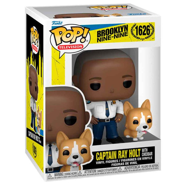Figura Pop Brooklyn Nine-Nine Captain Holt With Cheddar Hover Image