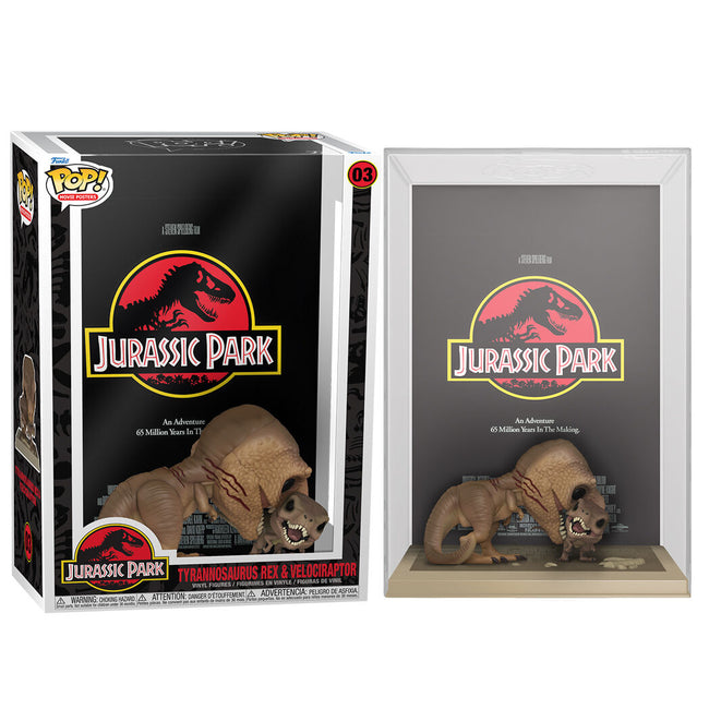 Figura Pop Movie Poster Jurassic Park Tyrannosaurus Rex And Hover Image