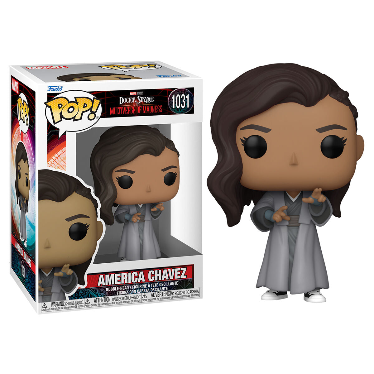 Figura Pop Marvel Doctor Strange America Chavez