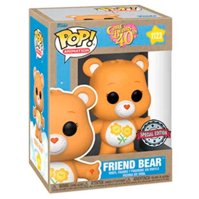 Figura Pop Care Bears 40Th Anniversary Friend Bear Exclusive Hover Image