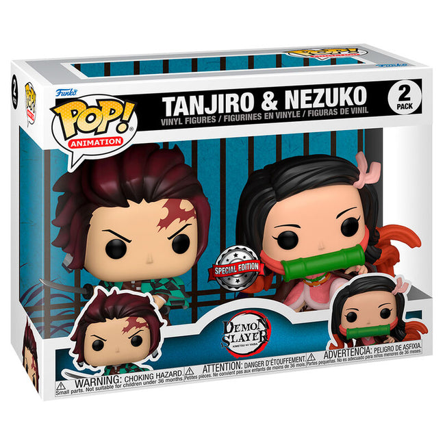 DEMON SLAYER (S3) - 2 POP PACK TANJIRO & NEZUKO Hover Image