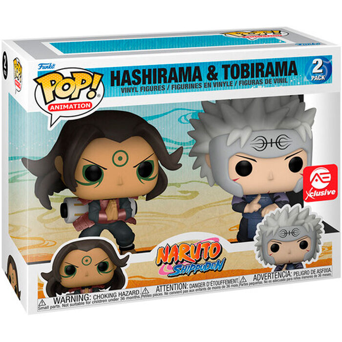 Blister 2 Figuras Pop Naruto Shippuden Hashirama & Tobirama