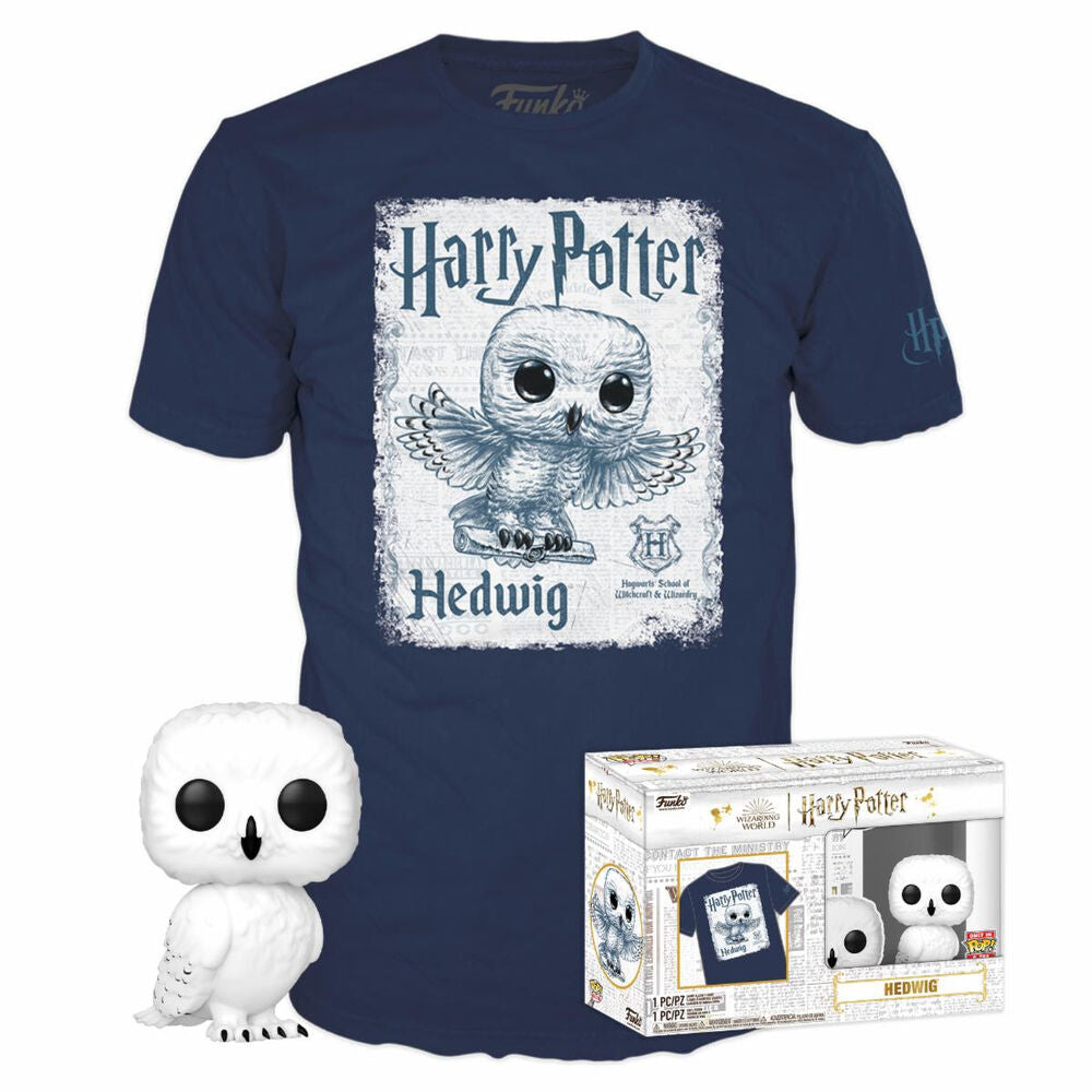 Set Figura Pop & Tee Harry Potter Hedwig