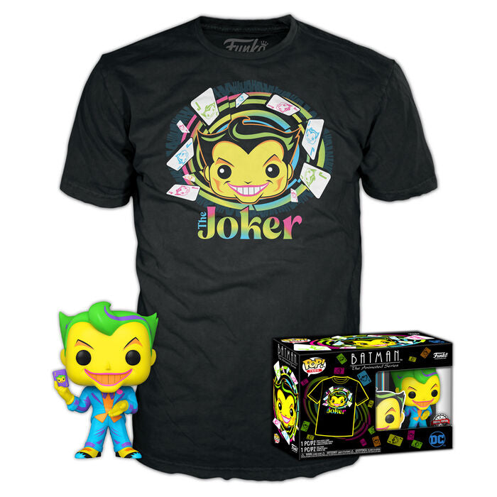 Set Figura Pop & Tee Dc Comics Batman Joker Exclusive