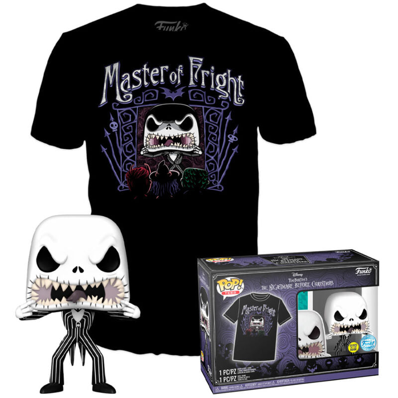 Set Figura Pop & Tee Disney Pesadilla Antes De Navidad Jack