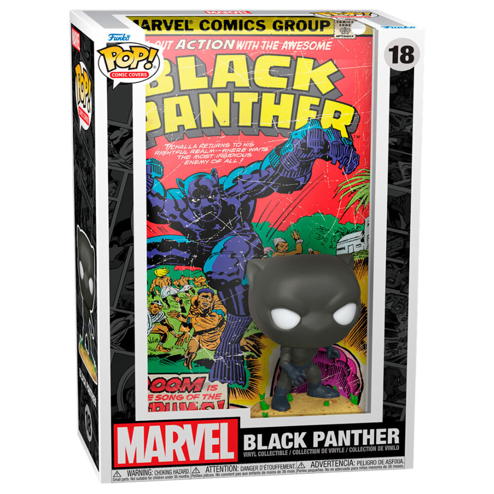 Figura Pop Comic Cover Marvel Black Panther