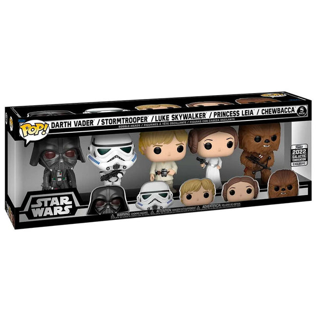 Blister 5 Figuras Pop Star Wars Classics Exclusive Hover Image