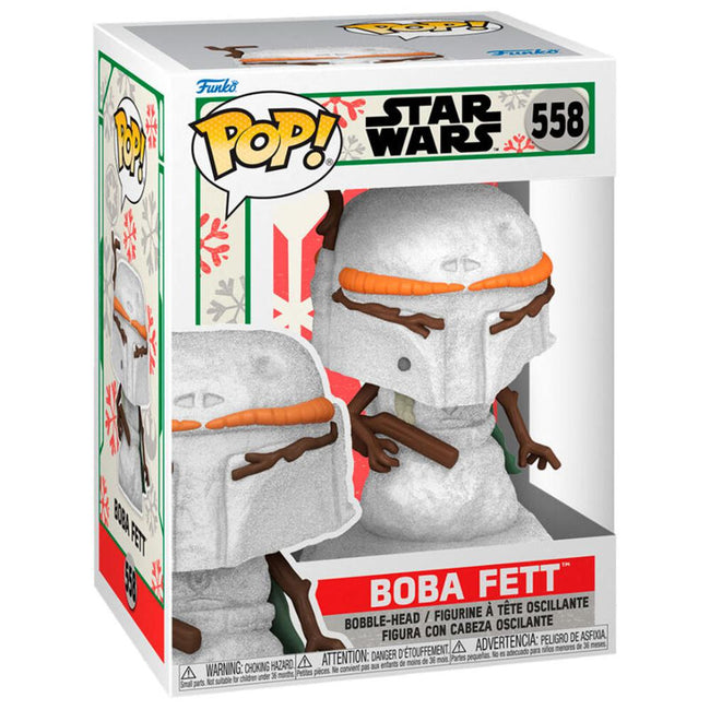 Figura Pop Star Wars Holiday Boba Fett Hover Image