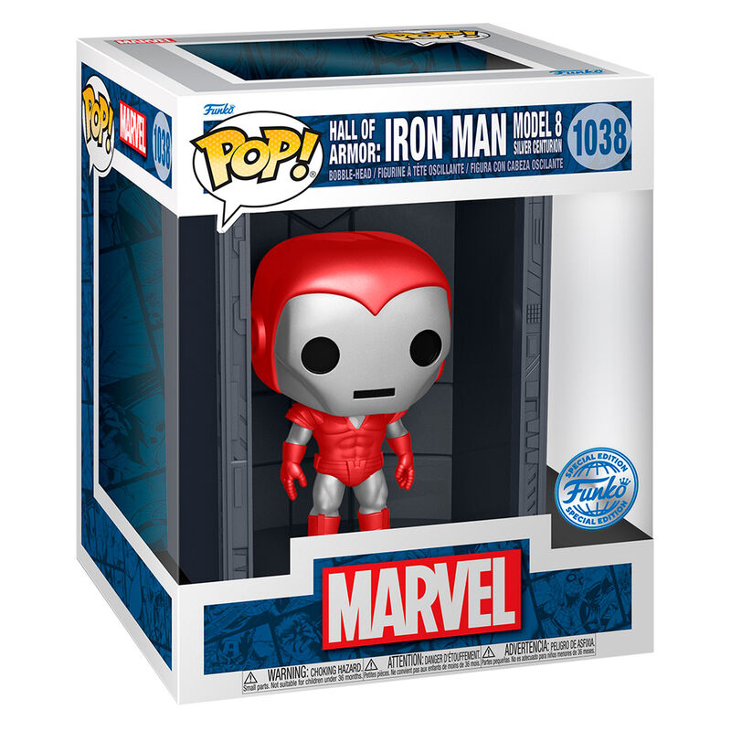 Figura Pop Deluxe Marvel Hall Of Armor Iron Man Model 8 Excl
