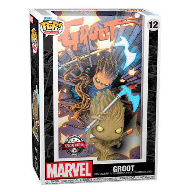 Figura Pop Comic Cover Marvel Groot Exclusive Hover Image
