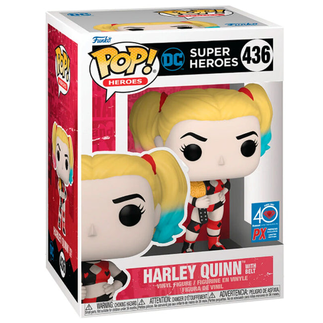 Figura Pop Dc Comics Super Heroes Harley Quinn Exclusive Hover Image