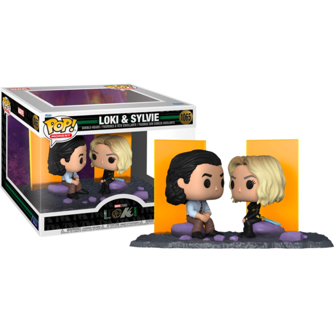 Figura Pop Moment Marvel Loki - Loki And Sylvie Exclusive