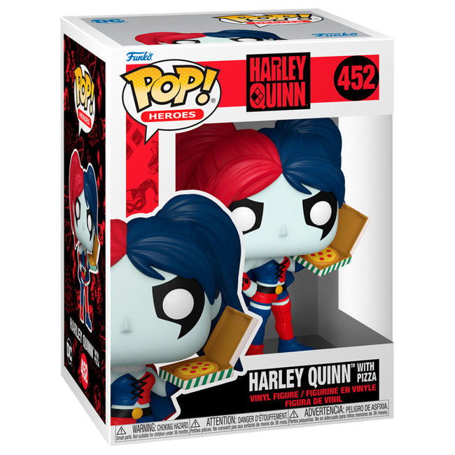 Figura Pop Dc Comics Harley Quinn With Pizza Hover Image