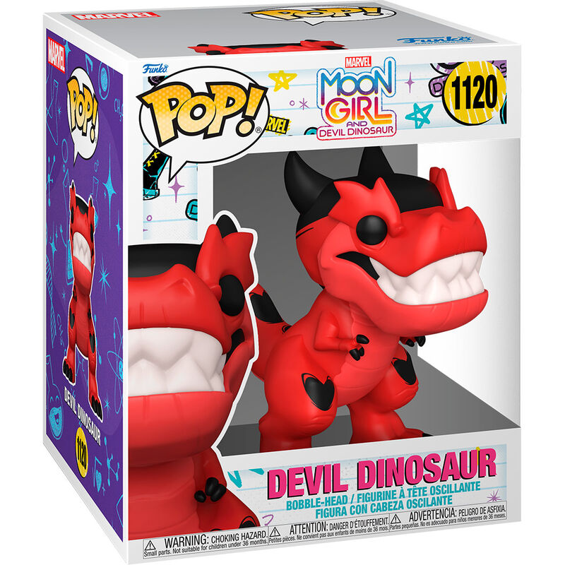 Funko Pop Super Moon Girl And Devil Dinosaur Marvel Serie De