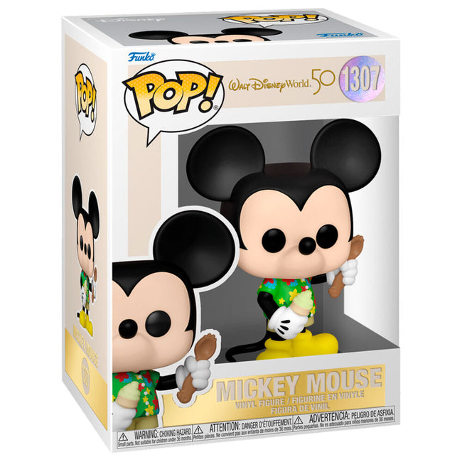 Figura Pop Walt Disney World 50Th Anniversary Mickey Mouse Hover Image