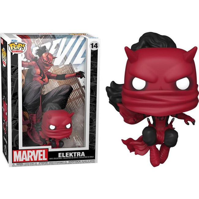 Figura Pop Comic Cover Marvel Daredevil Elektra Hover Image