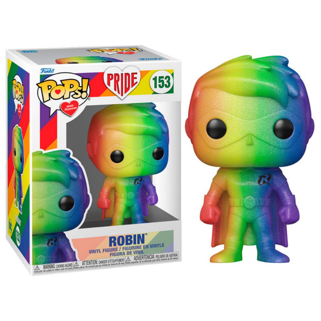 Figura Pop Dc Comics Robin Pride