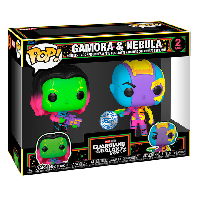 Blister 2 Figuras Pop Marvel Guardianes De La Galaxia Gamora Hover Image