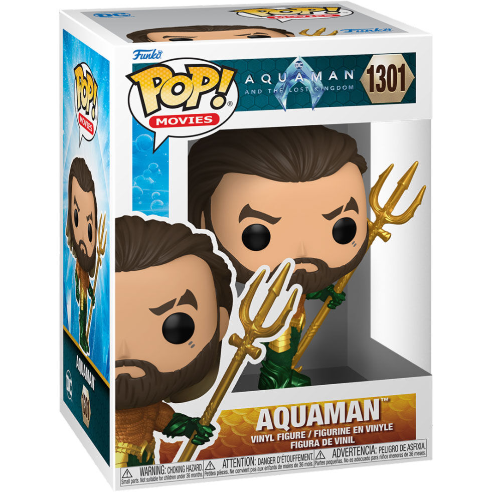 Figura Pop Dc Comics Aquaman Y El Reino Perdido Aquaman