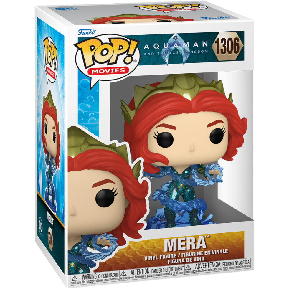 Figura Pop Dc Comics Aquaman Y El Reino Perdido Mera