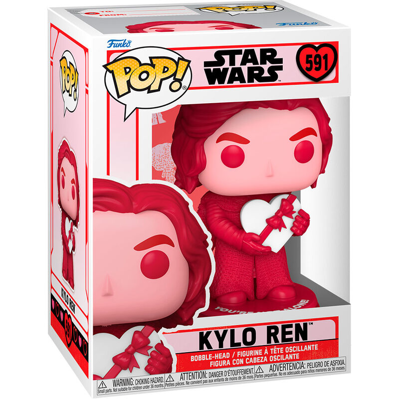 Figura Pop Star Wars Valentines Kylo Ren