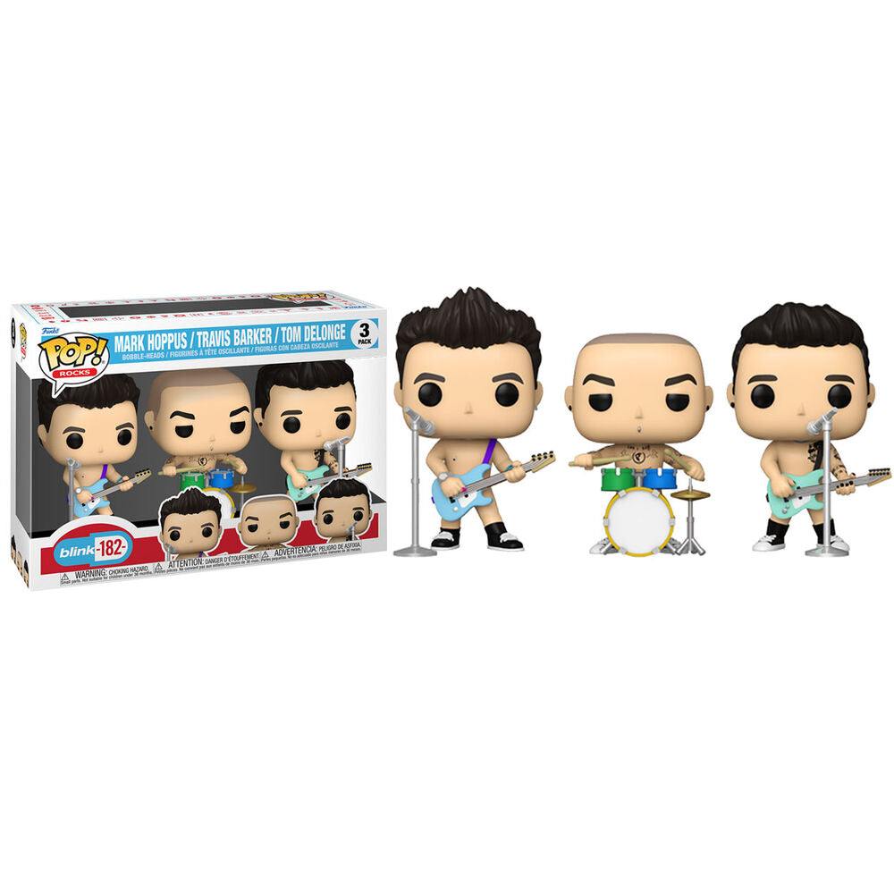 Set 3 Figuras Pop Rocks Blink 182