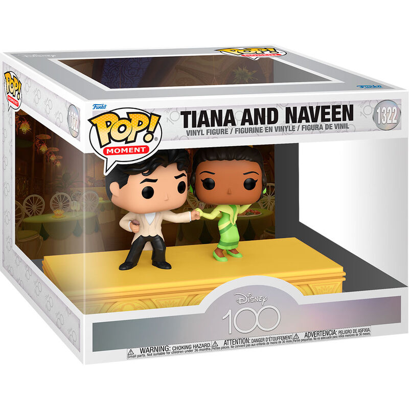 Figura Pop Disney 100Th Anniversary Tiana & Naveen
